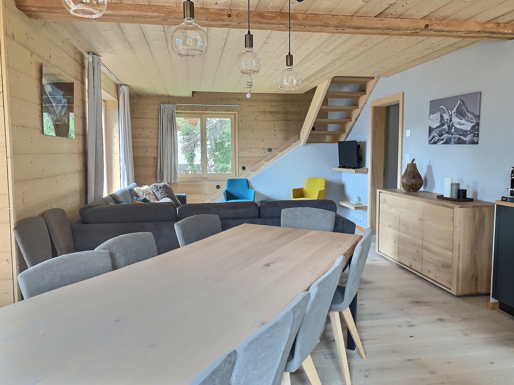 Cuisine équipée Nespresso chalet 12 personnes Chandolin